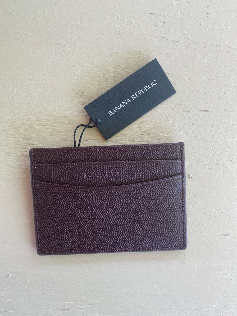 Banana Republic Brown Leather Card Holder